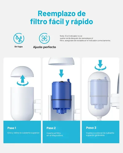 Vista 8 de Paquete de 2 filtros de repuesto para grifo para todos los PUR® Plus, repuesto de filtro de agua PUR®, repuesto de filtro Pur® RF-9999®, certificado