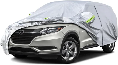 Vista 65 de KouKou Funda impermeable para automóvil SUV adecuada para BMW X1 de 2009 a 2025, 7 capas a prueba de viento para todo tipo de clima, cubierta