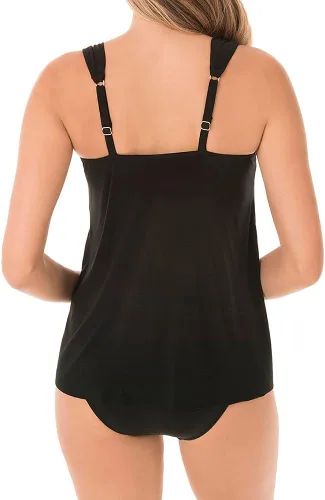 Vista 4 de Miraclesuit Traje de baño para mujer DD-Cup Razzle Dazzle Dazzle Underwire Bra Tankini Top Separado