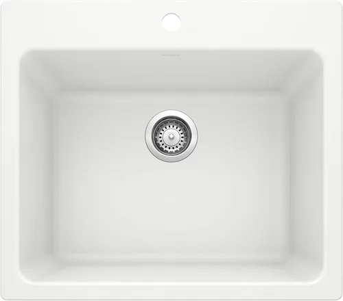 Vista 14 de BLANCO 401920 Liven Lavabo de lavandería, 25 pulgadas de largo x 22 pulgadas de ancho x 12 pulgadas de profundidad, antracita