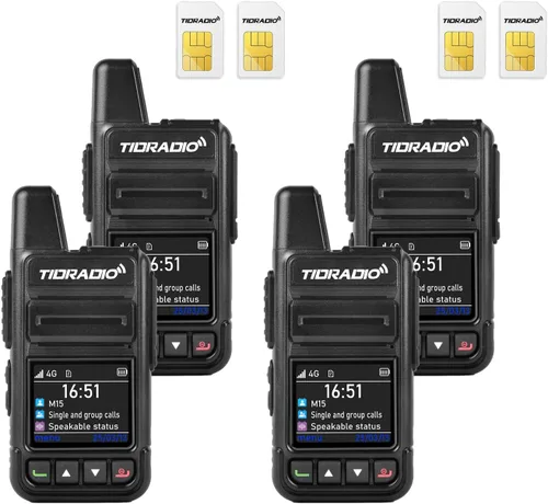 Vista 6 de TIDRADIO M15 Globla Rapid Walkie Talkies de largo alcance 5000+ millas PoC Radios