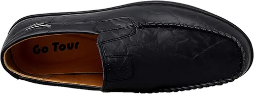 Vista 4 de Go Tour - Mocasines de piel para hombre
