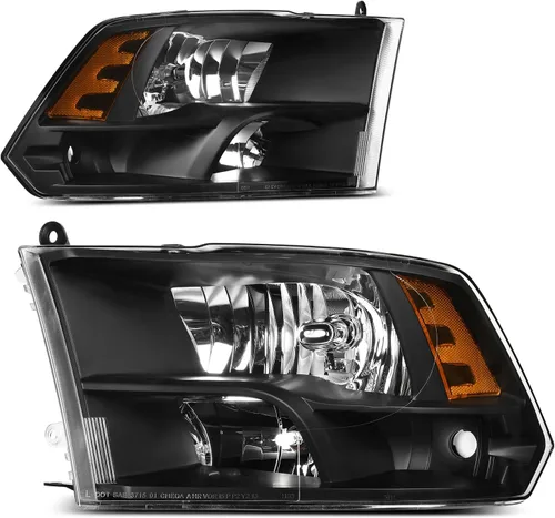 Vista 16 de DWVO Conjunto de faros delanteros de proyector LED DRL compatible con Dodge Ram 1500 2500 3500 de repuesto para Dodge Ram 2006 2007 2008 2009 lado