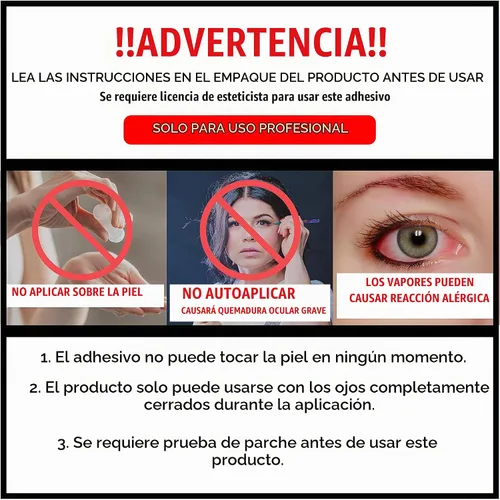 Vista 5 de Pegamento de extensión de pestañas extra potente de 0.3 fl oz – Lyon lash Performance Glue 1-2 segundos de tiempo de secado 6-8 semanas