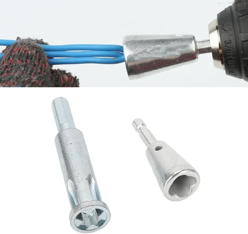Vista 8 de Herramienta de torsión de alambre con accesorio de taladro de conector rápido para instalación eficiente de trabajo de cable de electricista