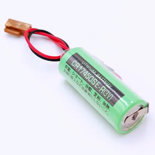 Vista 3 de Batería del PLC CR17450SE-R 3V 2500mah para el sistema CNC de FANUC A98L-0031-0012 con el conector