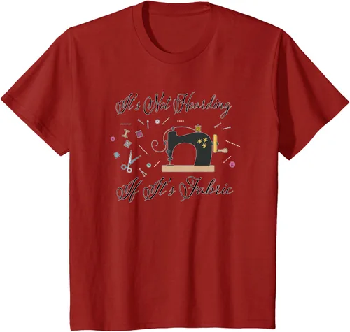 Vista 78 de It's Not Hoarding If Its - Camiseta de costura para acolchado, Blanco, S