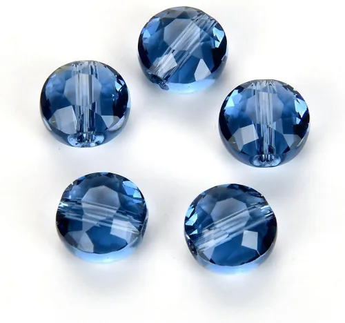 Vista 8 de Adabele - 25 cuentas de cristal sueltas con facetas austriacas de 0.315 pulgadas (0.315 in) compatibles con Swarovski Preciosa 5052 SSMR811