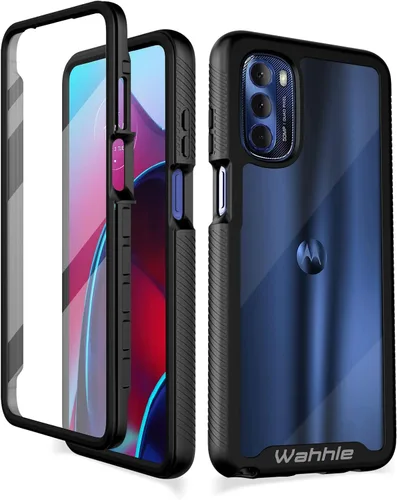 Vista 69 de Funda compatible con Motorola Edge 5G UW, protector de pantalla integrado de cuerpo completo, a prueba de golpes, ajuste delgado, funda protectora