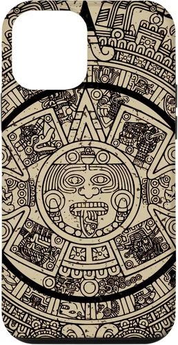 Vista 16 de Funda para iPhone 16 Mexican Aztec Sun Stone Maya Calendar VII