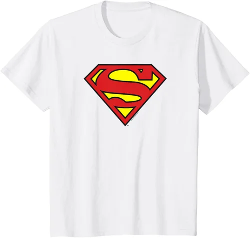 Vista 4 de Superman Camiseta con logotipo clásico Negro