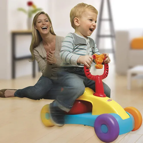 Vista 5 de Playskool Bounce and Ride - Juguete activo para niños de 12 meses en adelante con modo estacionario, música y sonidos (exclusivo de Amazon)