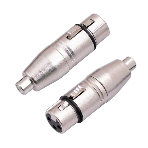 Vista 16 de Paquete de 2 adaptadores TRS a XLR de 1/4, adaptador equilibrado de 1/4 de pulgada macho a XLR macho para mezclador, micrófono