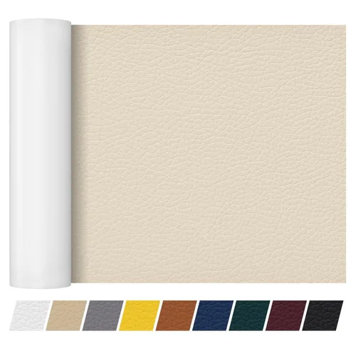 Vista 70 de Cinta de parche de reparación de cuero de 4 x 60 pulgadas, cinta autoadhesiva fuerte para muebles, sofás, sillones, asientos de automóvil, armarios