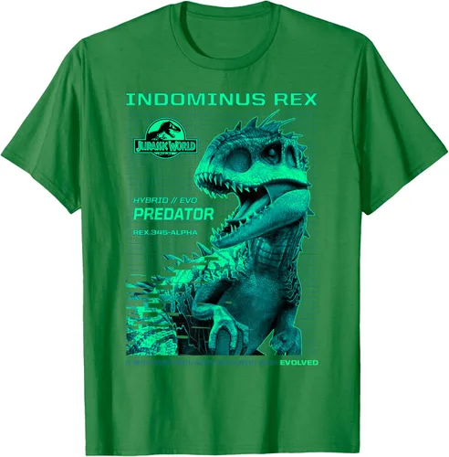 Vista 5 de Jurassic World Indominus Rex Hybrid Predator T-Shirt Small Negro