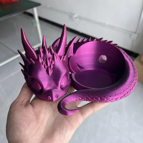 Vista 6 de Dragon - Soporte de altavoz para Echo Dot 4ª/5ª generación, soporte de escritorio impreso en 3D, negro (oro negro)