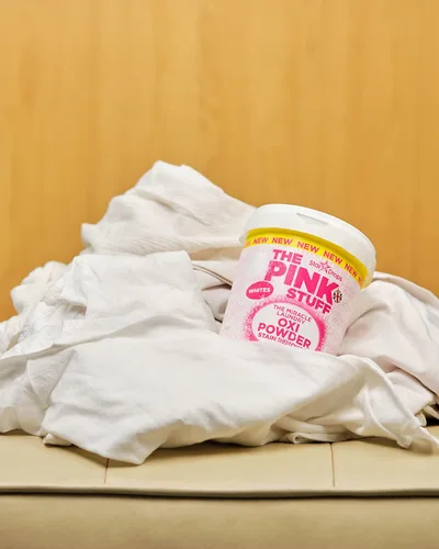 Vista 5 de The Pink Stuff Miracle - Removedor de manchas en polvo para ropa blanca, 35.2 onzas, 2