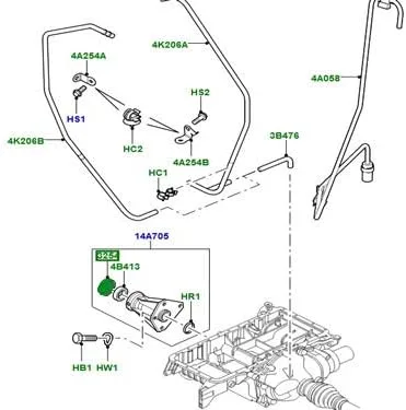 Vista 3 de LAND ROVER JUNTA DE EJE DELANTERO DIFERENCIAL ORIGINAL RANGE ROVER 03 A 12 OEM NUEVO TZB000050