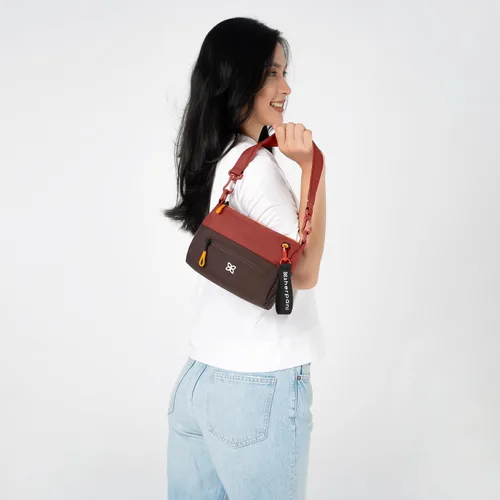 Vista 65 de Sherpani Skye - Bolso cruzado pequeño, de nailon, ligero, para mujer, con protección RFID
