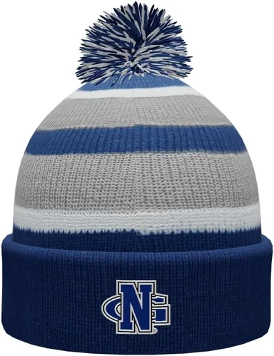 Vista 70 de NCAA Prime - Gorro de punto de invierno con pompón plegable