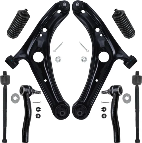 Vista 374 de Detroit Axle - Kit de brazos de control de extremo de 8 piezas para Toyota 2001-2003 Highlander 2002-2003 Camry Lexus ES300, 2 conjuntos de brazos