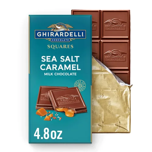 Vista 17 de GHIRARDELLI Barra cuadrada de chocolate amargo frambuesa, barra de 4.8 onzas (paquete de 10)