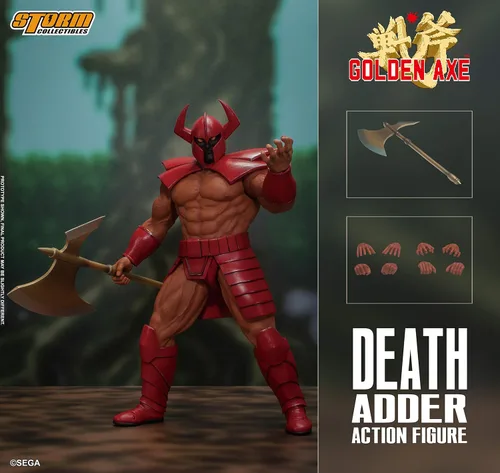 Vista 3 de Storm Collectibles - Hacha dorada - Muerte Adder, figura de acción 1/10