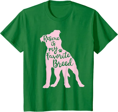 Vista 34 de Pitbull Rescue Is my Favorite Breed Dog Pit Bull Mama - Camiseta, Negro, S