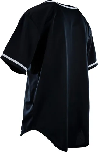 Vista 4 de ChoiceApparel Camiseta de béisbol de color liso para hombre