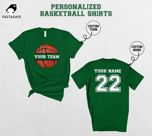 Vista 4 de Personalized Handmade Personalized Basketball Shirt, Custom Basketball Shirt, Basketball Mom Tee, Basketball Team Shirt, Basketball Shirt, School