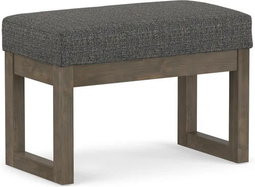 Vista 22 de SIMPLIHOME Milltown - Reposapiés rectangular (26.0 in de ancho) contemporáneo Platino