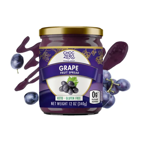 Vista 7 de ChocZero Conservas de arándanos sin azúcar, tarro de 12 onzas Sin alcoholes de azúcar, keto, bajo en calorías, alto en fibra, sin gluten, horneado