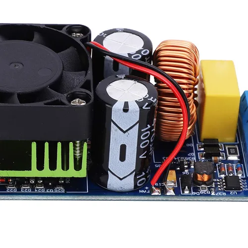 Vista 4 de YWBL-WH Módulo amplificador digital Tablero de amplificador de audio DIY componente del sistema de sonido 500W DC58-70V