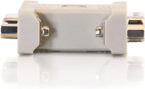 Vista 4 de C2G 08075 DB9 macho a DB9 hembra Serial RS232 adaptador de módem nulo, beige