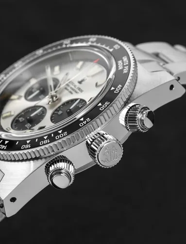 Vista 7 de VS75B Solar Chronograph 62MAS Sapphire C3 Luminous 41mm Dial 200M Waterproof Quartz Movement Wristwatch for Men