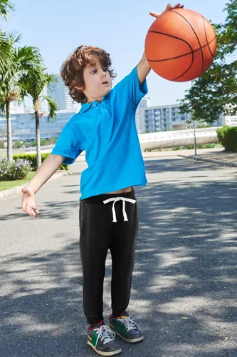 Vista 7 de Resinta Paquete de 3 pantalones deportivos para niños pequeños y bebés, pantalones deportivos casuales con bolsillo