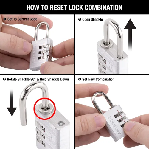 Vista 5 de Candado para equipaje Master Lock, 630D