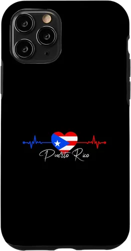 Vista 29 de Puerto Rico Boricua Heartbeat - Carcasa para iPhone 17