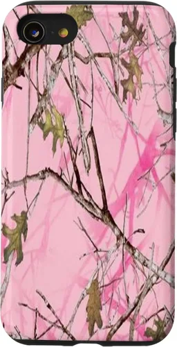 Vista 17 de Funda para iPhone 11 Pro Max con diseño de cazador de patos, color rosa