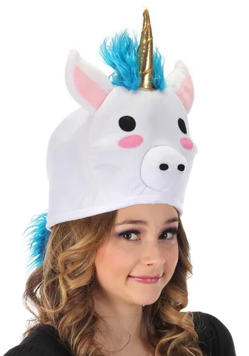 Vista 2 de Sombrero Kawaii Quirky de Unicornio para Niños Multicolor