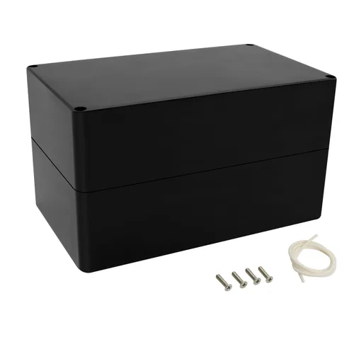 Vista 26 de LeMotech Caja de conexiones eléctricas de plástico ABS Caja de proyectos IP65 impermeable Caja de derivación universal para electrónicas Negro 2.48x