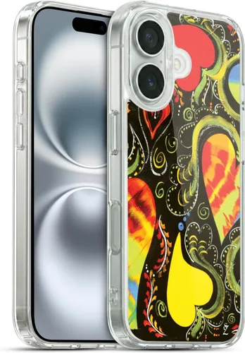Vista 9 de Head Case Designs Officially Licensed Suzan Lind Carnival Colours & Patterns Gel Case [Military Grade Protection] Compatible with Apple iPhone 16