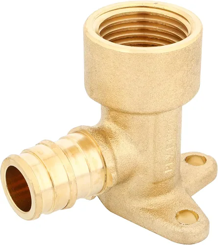 Vista 4 de PEX A Accesorios de latón de expansión, 1/2 "x 1/2" NPT hembra PEX-A Codo de oreja solo para tubos Pex-a (ASTM F1960)-2P
