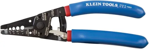 Vista 2 de Klein Tools Pelacables y cortador - 6-12 AWG trenzado y sólido 20-30, trenzado 22-32