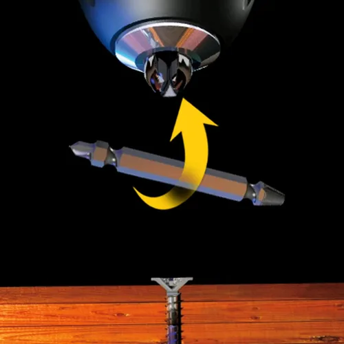 Vista 4 de Ontel SpeedOut - Kit extractor de tornillos dañados cobalto, juego de 4 piezas