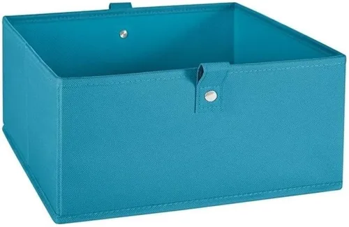Vista 15 de RiverRidge Set de 2 contenedores de almacenamiento plegables para niños - Organizador de 10.5" con asas - Organizador de armario color oliva
