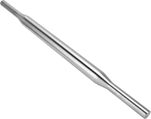 Vista 9 de Rodillo de acero inoxidable de grado profesional para masa de pizza para cocina casera, pizzería, panadería (14.6 in)