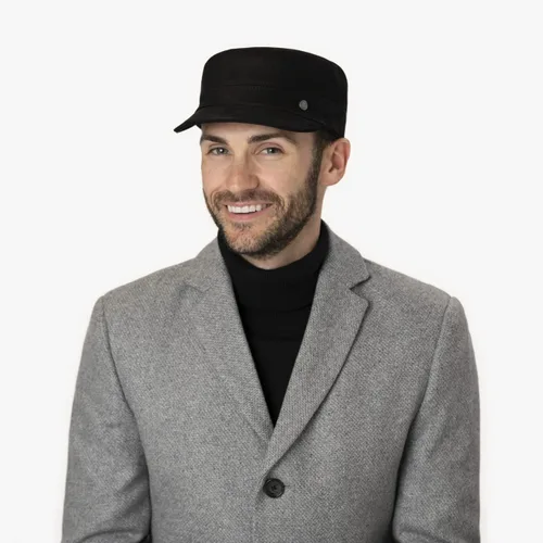 Vista 3 de Lierys Cubano - Gorra militar de piel para mujerhombre - Made in Italy