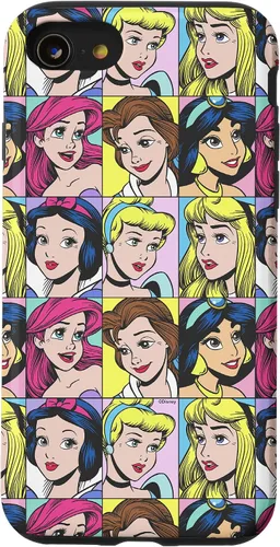 Vista 18 de Funda para iPhone 16 Disney Princesses Pop Art Princess Retratos