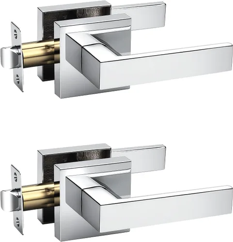 Vista 89 de KNOBWELL - Juego de cerradura con 1 picaporte resistente para puertas de una cara, ideal para puertas interiores reversibles, 0.93 libras